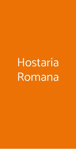 Hostaria Romana, Monza
