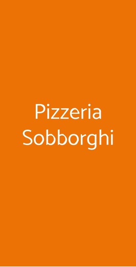 Pizzeria Sobborghi, Monza
