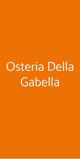 Osteria Della Gabella, Desio