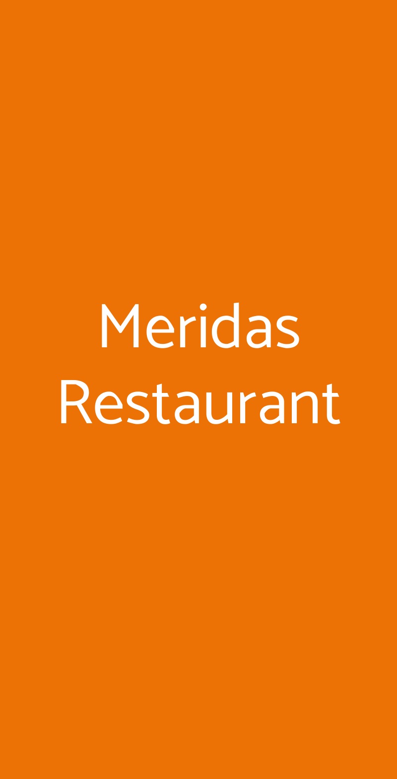 Meridas Messicano - Griglieria Tex-Mex Lissone menù 1 pagina