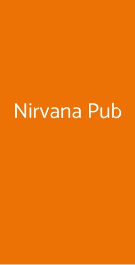 Nirvana Pub, Monza