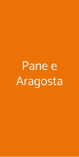 Pane E Aragosta