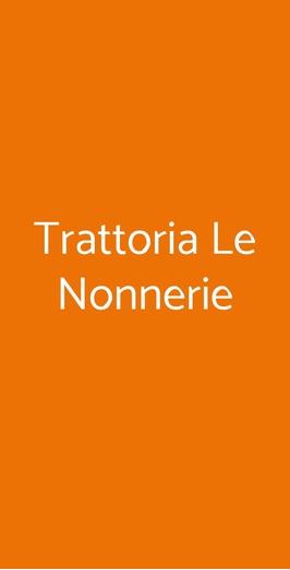 Trattoria Le Nonnerie, Napoli
