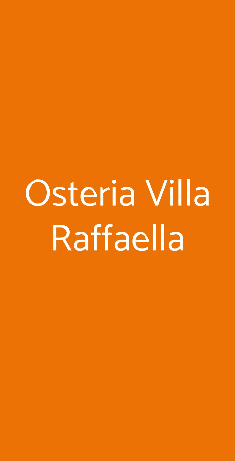 Osteria Villa Raffaella Torre Del Greco menù 1 pagina