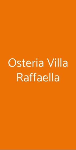 Osteria Villa Raffaella, Torre Del Greco