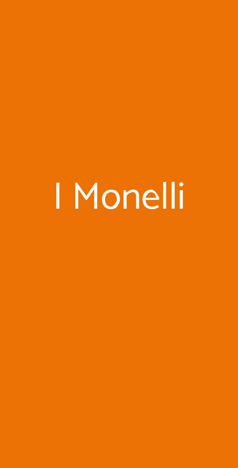 I Monelli Monza menù 1 pagina