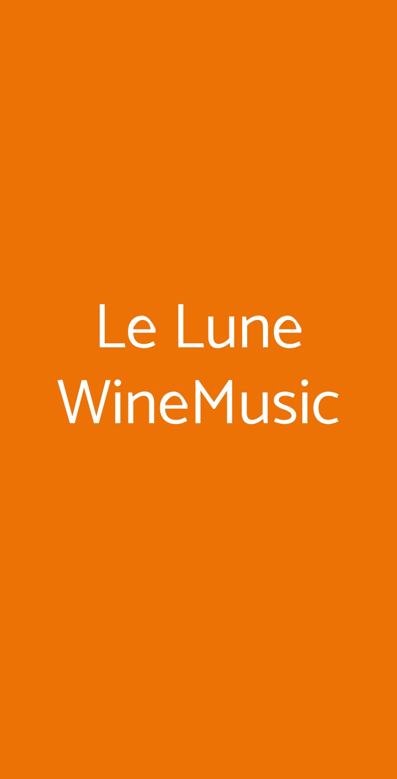 Le Lune WineMusic Pompei menù 1 pagina