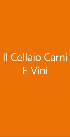 Il Cellaio Carni E Vini, Napoli