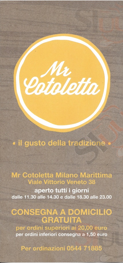 MR-COTOLETTA - Milano Marittima Cervia menù 1 pagina