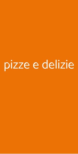 Pizze E Delizie, Meda