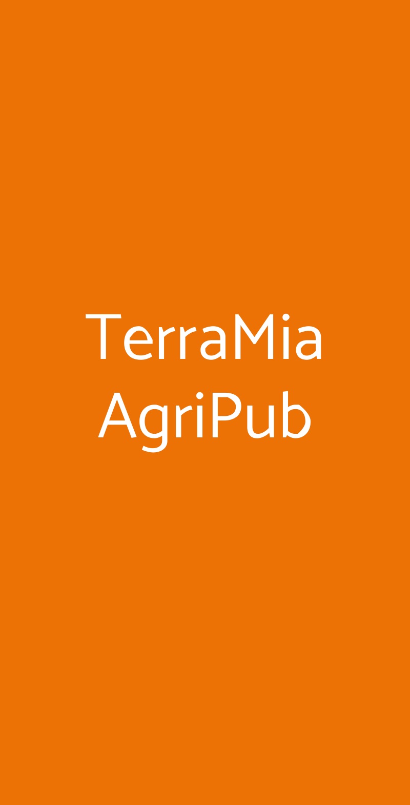TerraMia AgriPub Nola menù 1 pagina