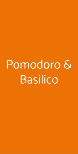 Pomodoro & Basilico, Vimercate