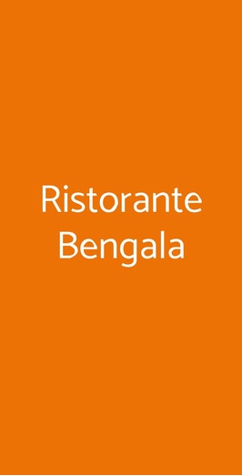 Ristorante Bengala, Pozzuoli