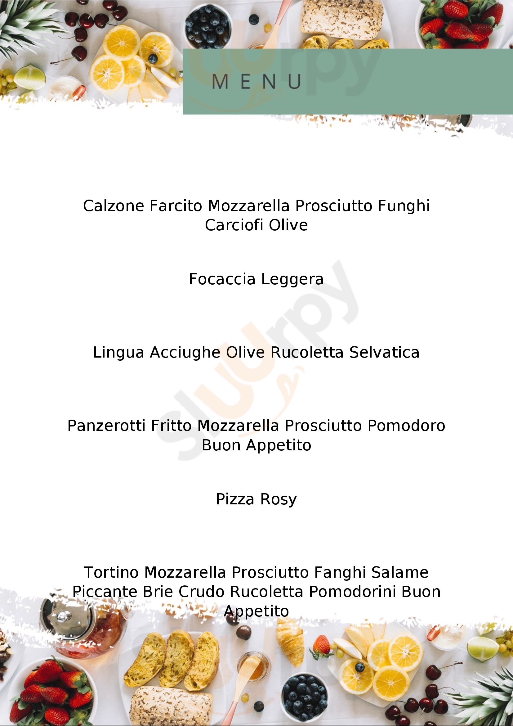 Pizzeria San Rocco Di Castaldi Vincenzo Monza menù 1 pagina