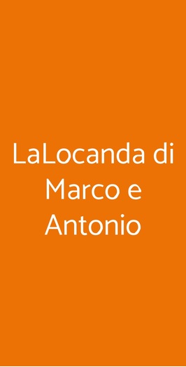 Lalocanda Di Marco E Antonio, Portici