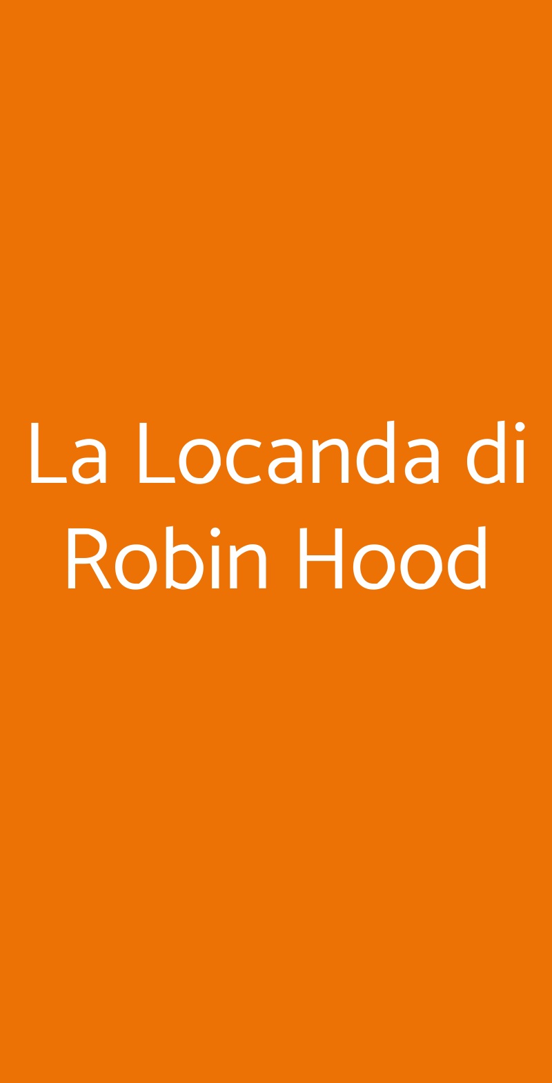 La Locanda di Robin Hood Napoli menù 1 pagina