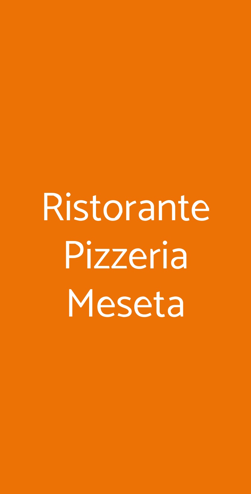 Ristorante Pizzeria Meseta Bacoli menù 1 pagina