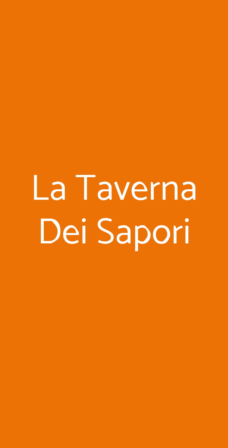 La Taverna Dei Sapori Volla menù 1 pagina
