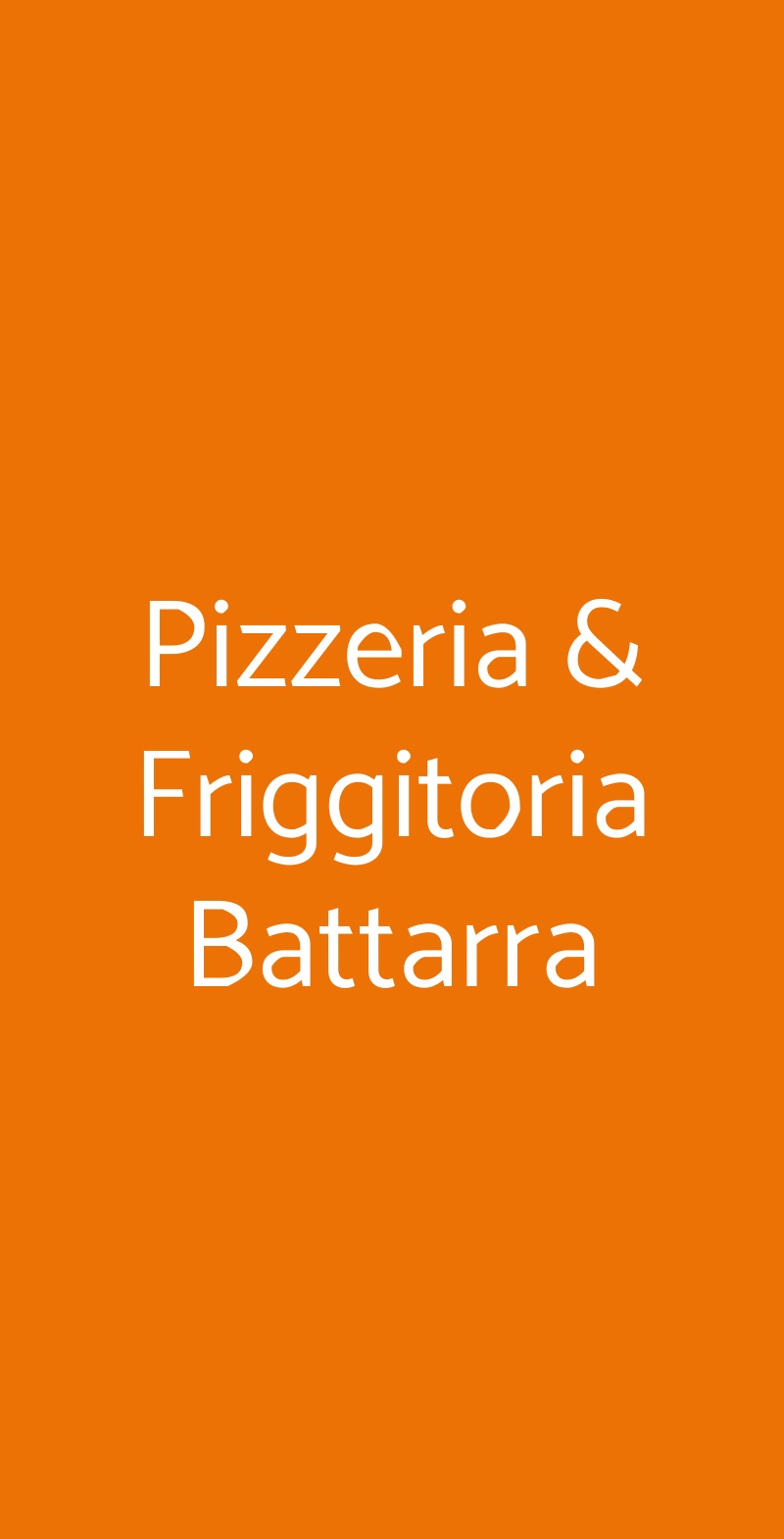 Pizzeria & Friggitoria Battarra Napoli menù 1 pagina