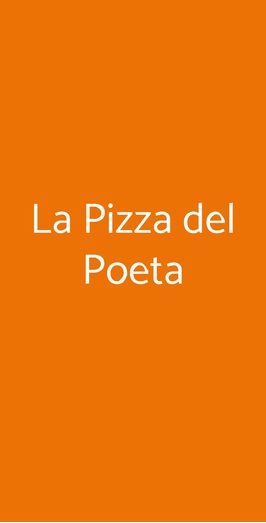 La Pizza Del Poeta, Sorrento