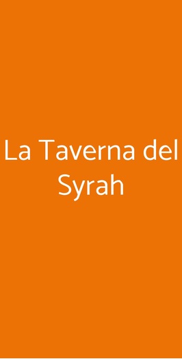 La Taverna Del Syrah, San Giorgio a Cremano