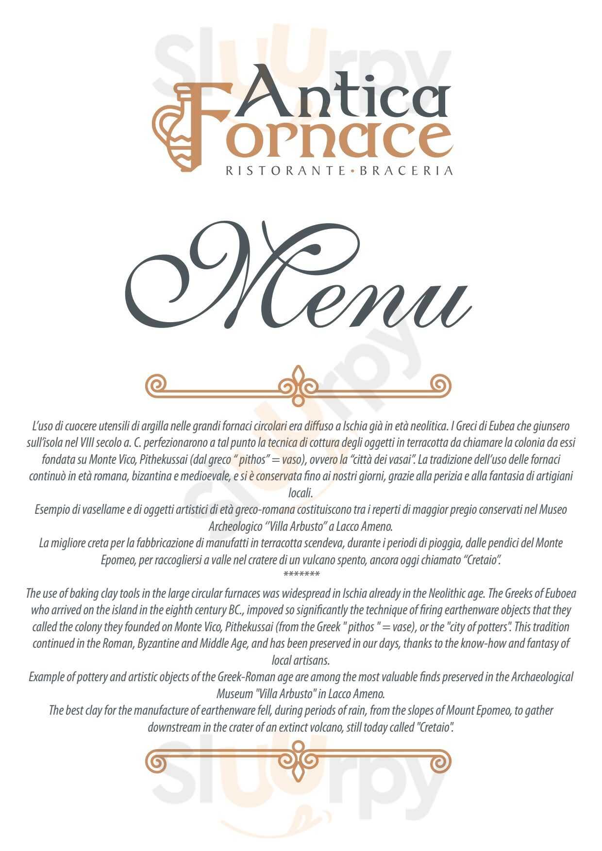 tizio&caio Casamicciola Terme menù 1 pagina