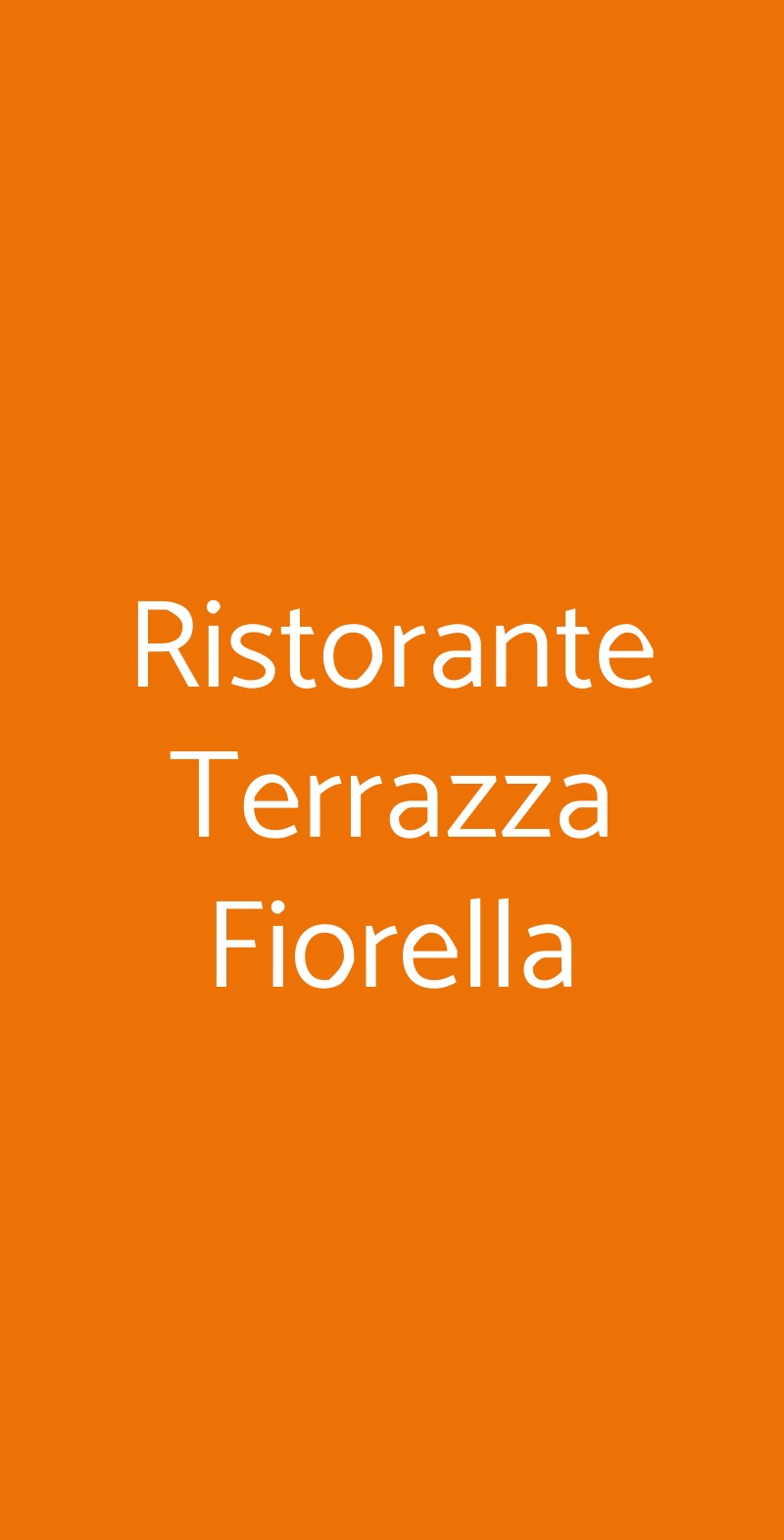 Ristorante Terrazza Fiorella Massa Lubrense menù 1 pagina