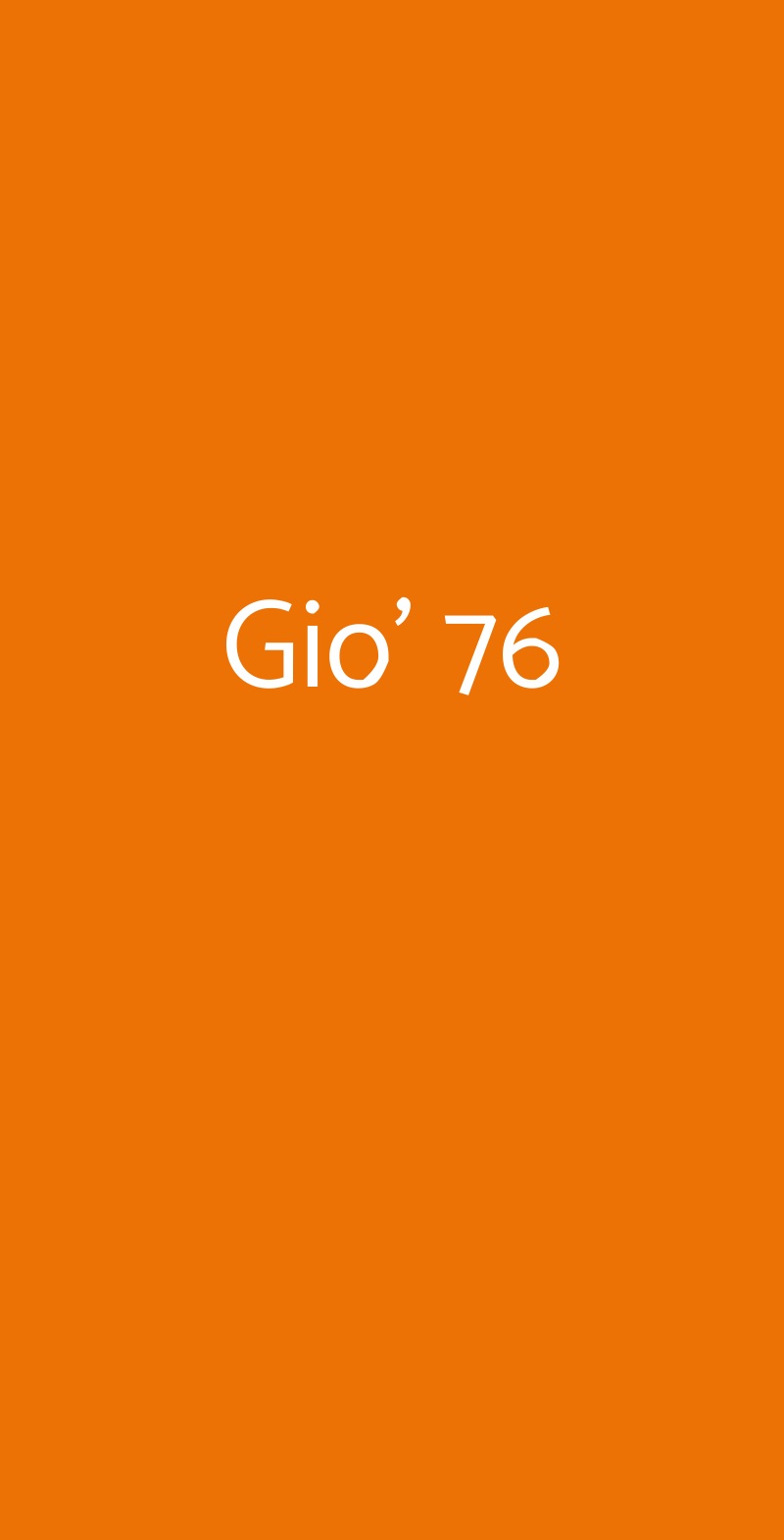 Gio' 76, Casalnuovo di Napoli