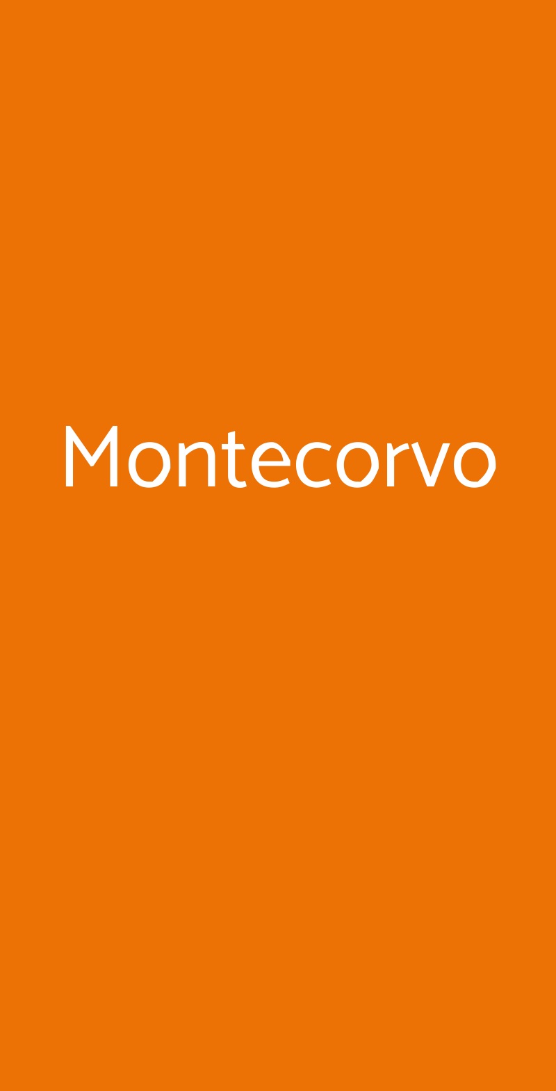 Montecorvo Napoli menù 1 pagina