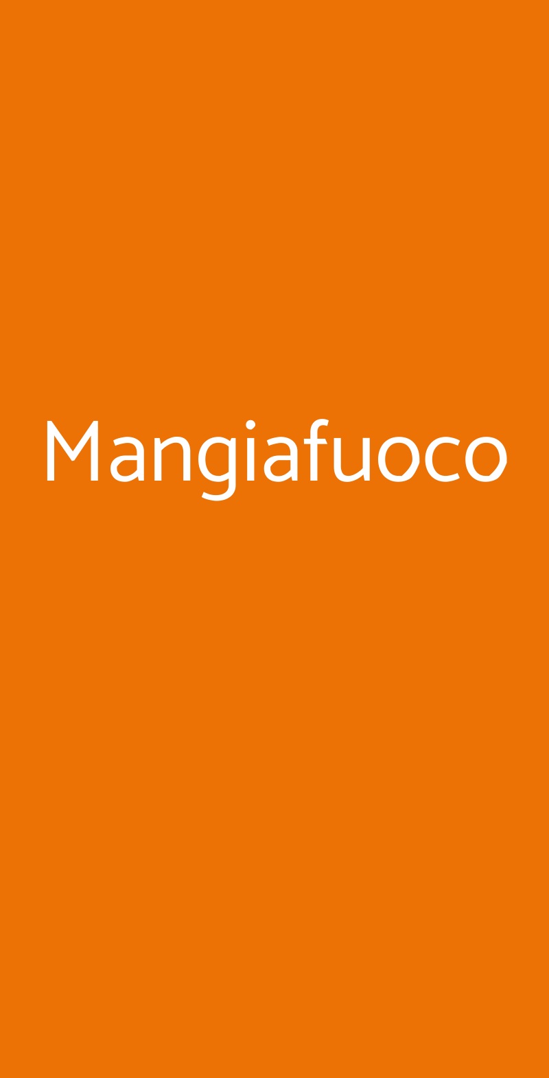 Mangiafuoco Torre Del Greco menù 1 pagina