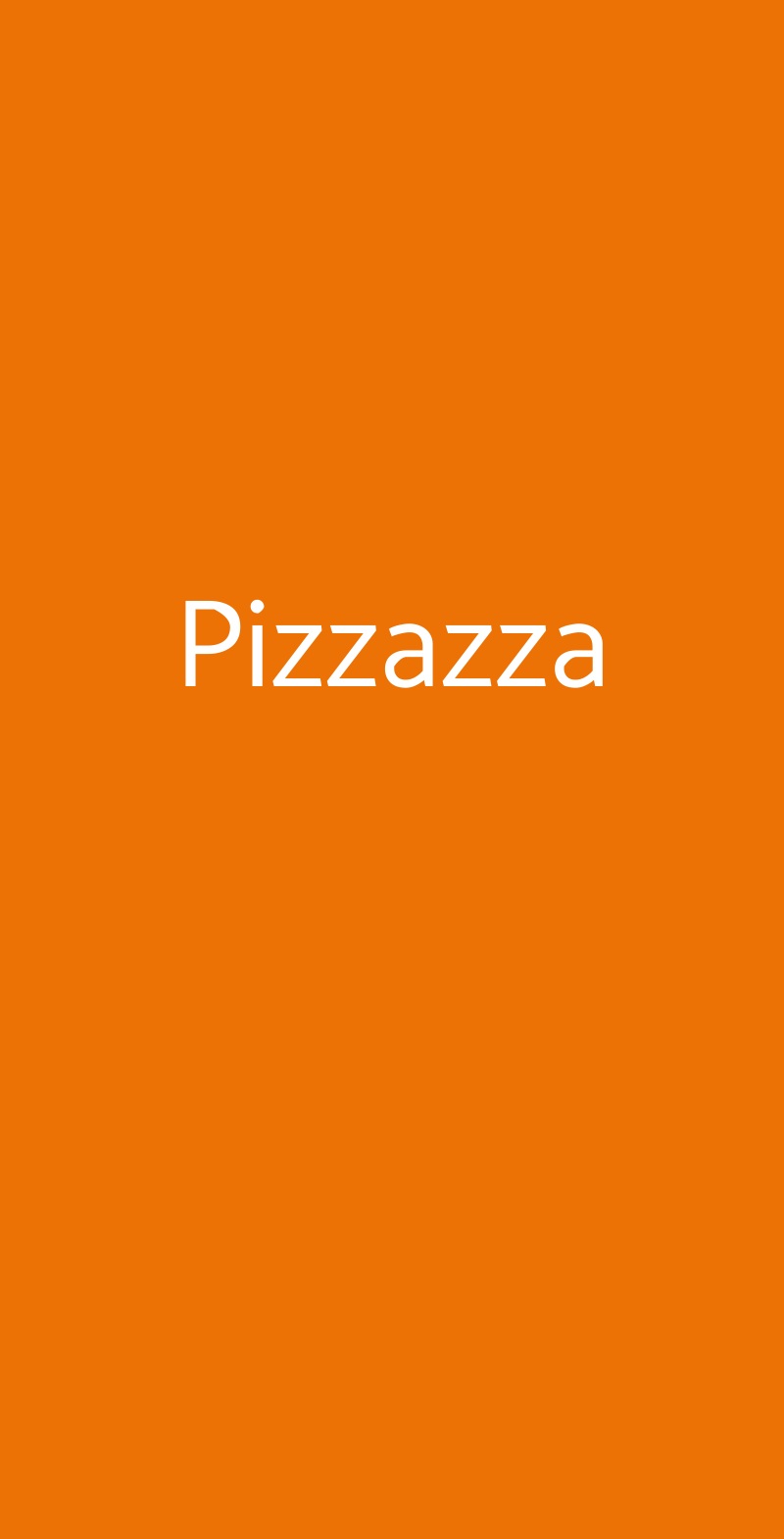 Pizzazza Napoli menù 1 pagina