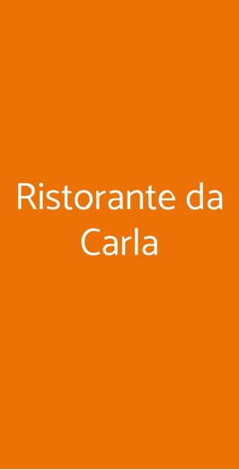 Ristorante Da Carla, Gambolo