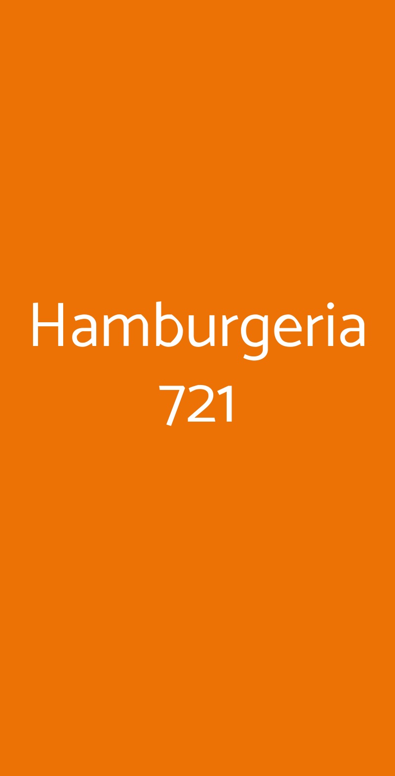 Hamburgeria 721, Vigevano