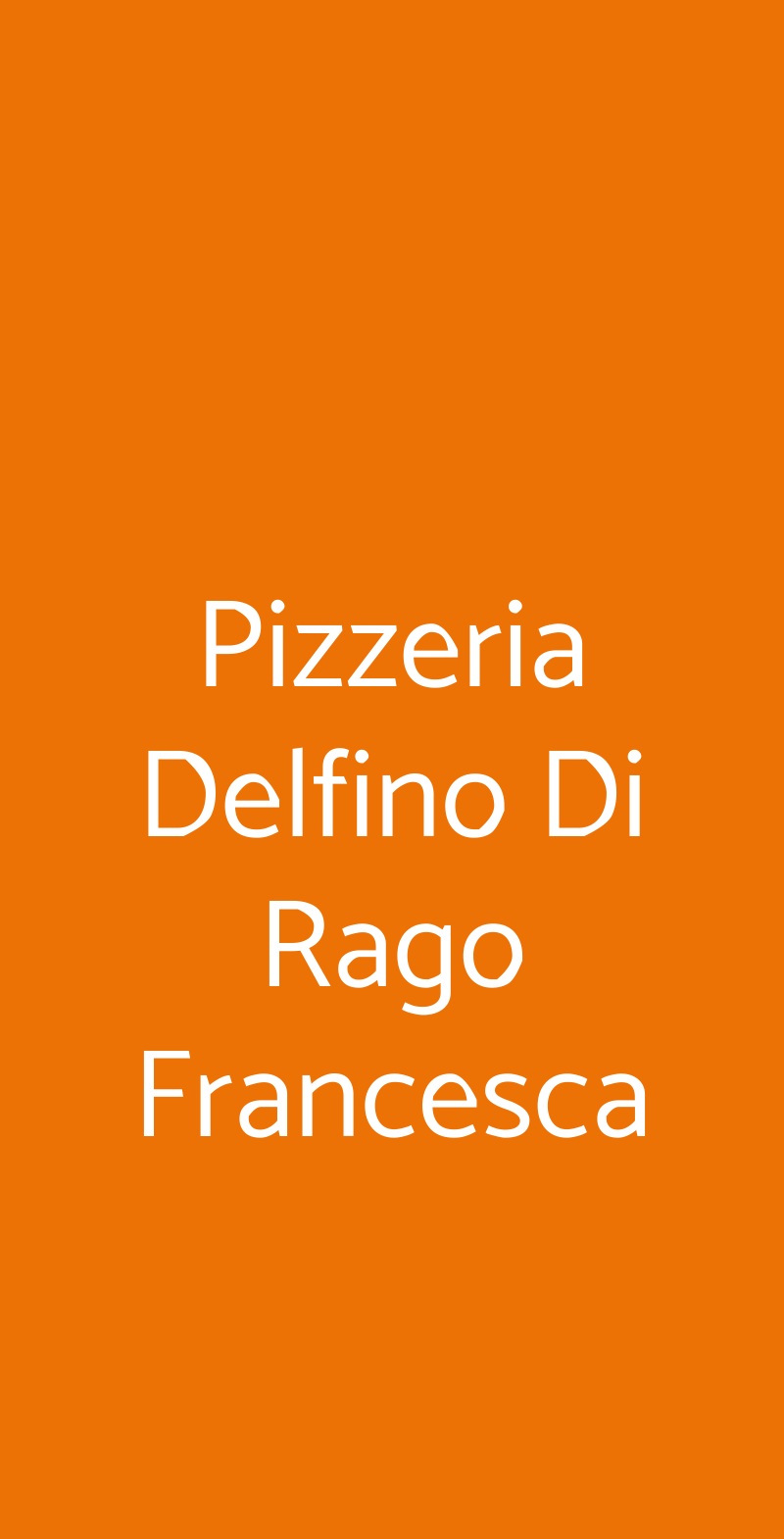 Pizzeria Delfino Di Rago Francesca Bressana Bottarone menù 1 pagina