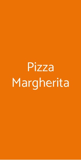 Pizza Margherita, Napoli