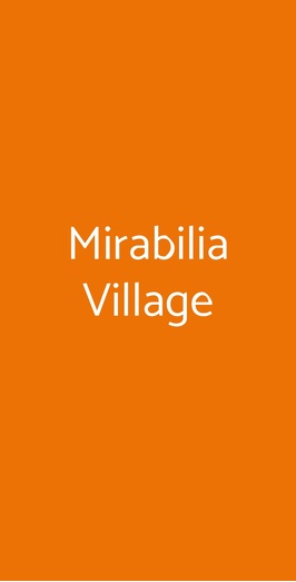 Mirabilia Village, Quarto