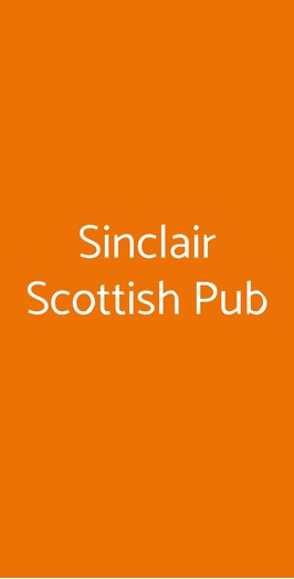 Sinclair Scottish Pub, Napoli