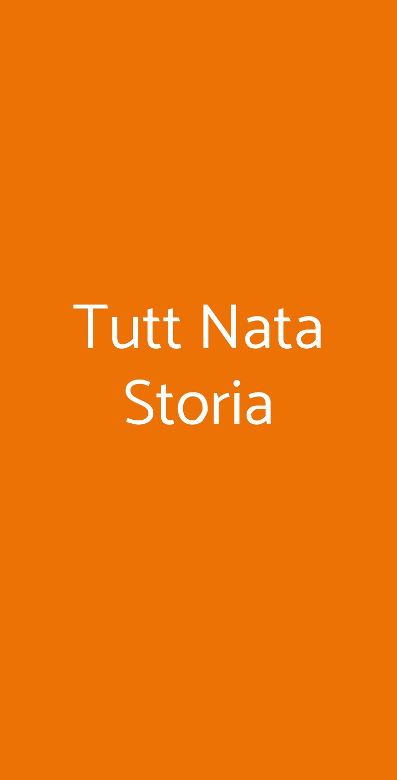 Tutt Nata Storia Portici menù 1 pagina