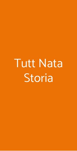 Tutt Nata Storia, Portici
