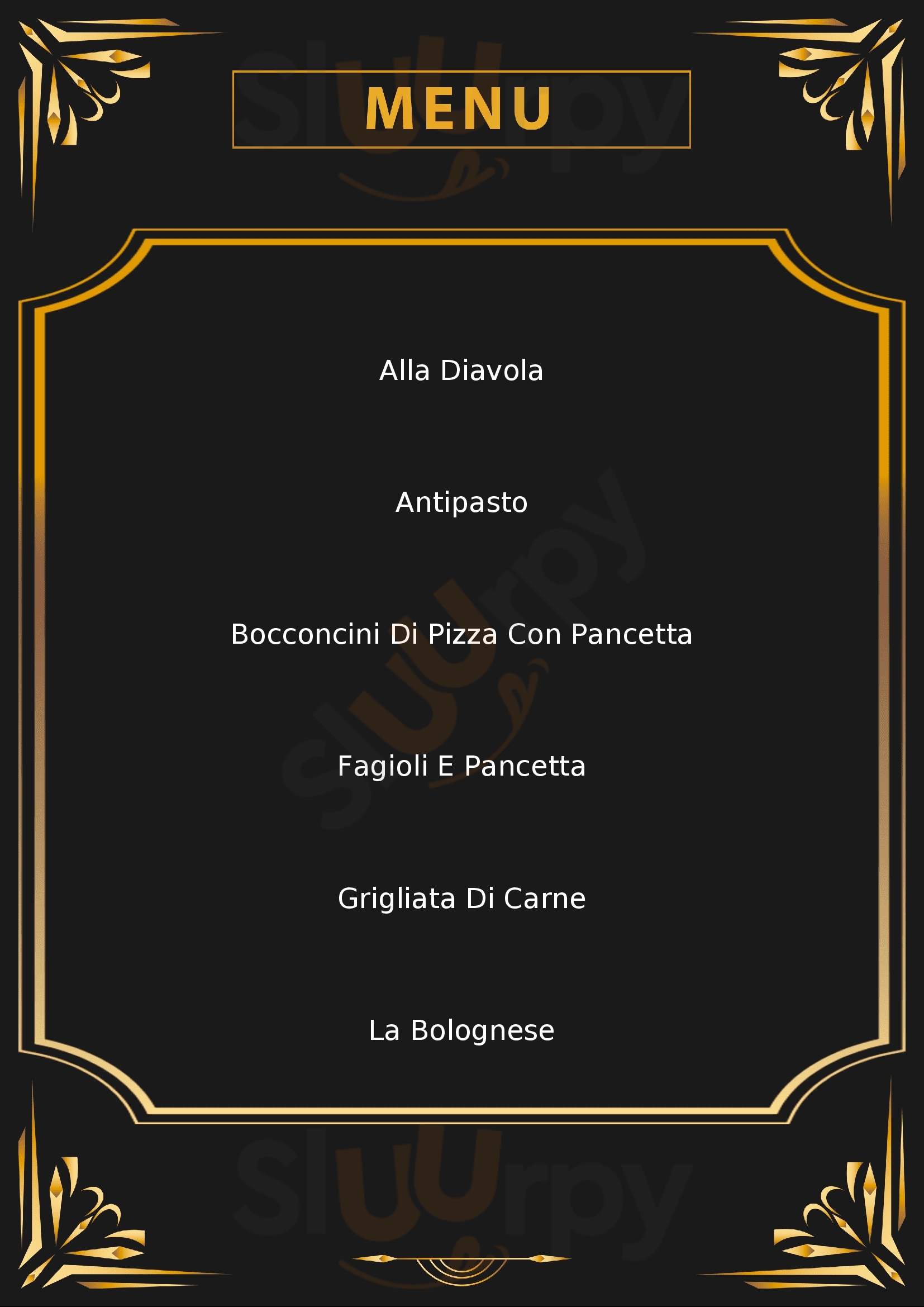 Il Vicoletto Pizzeria Trattoria Casola menù 1 pagina