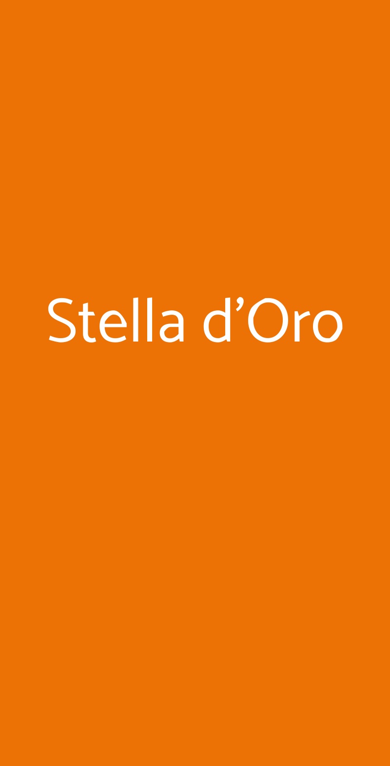 Stella d'Oro Lamon menù 1 pagina