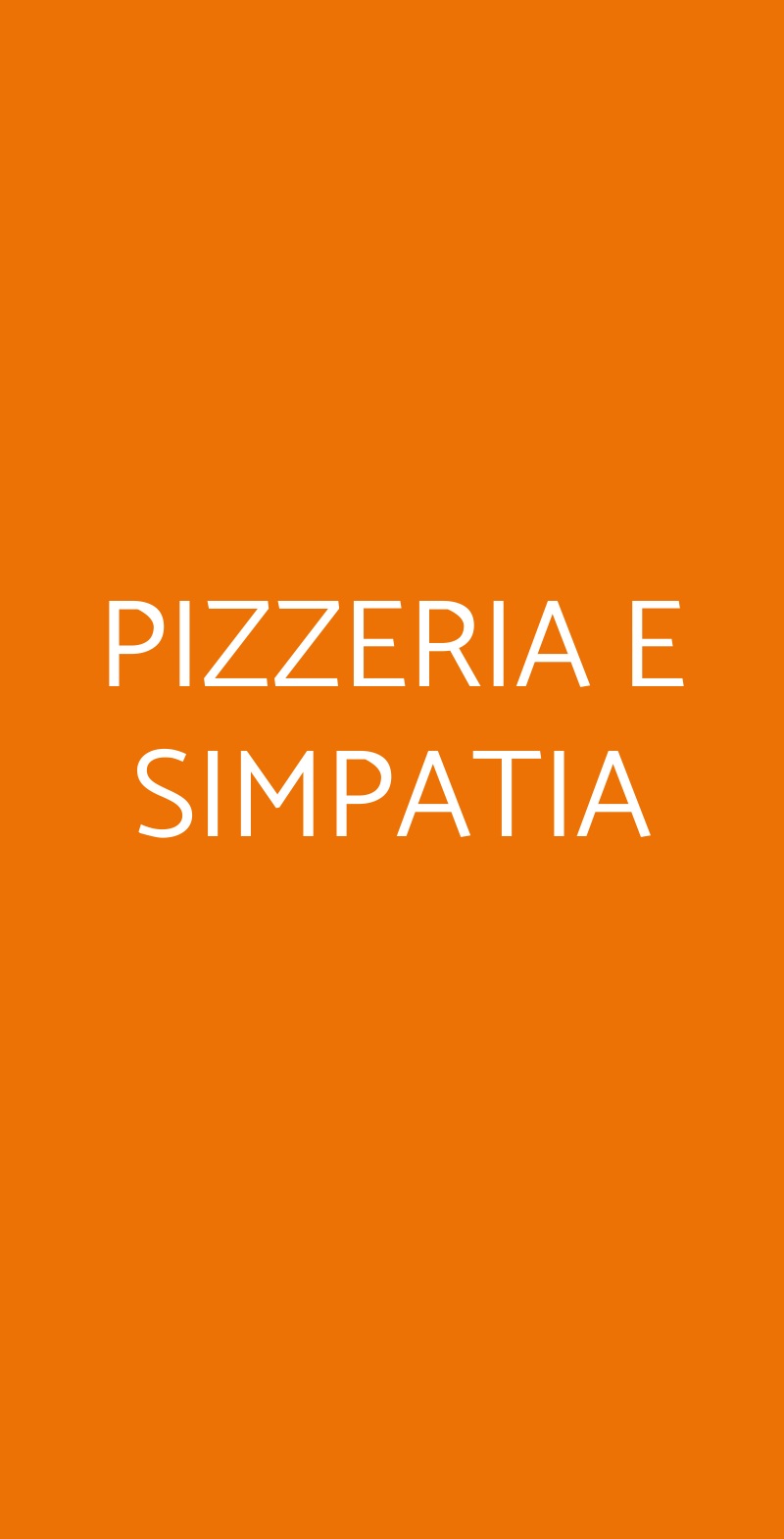 Pizzeria E Simpatia, Casalnuovo di Napoli