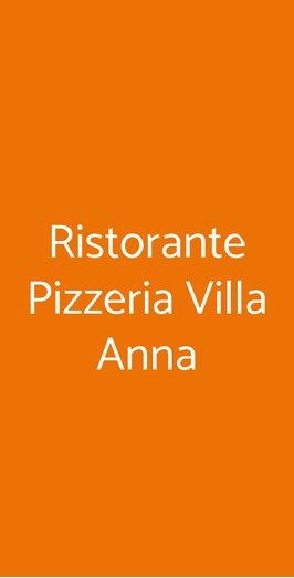 Ristorante Pizzeria Villa Anna, Napoli