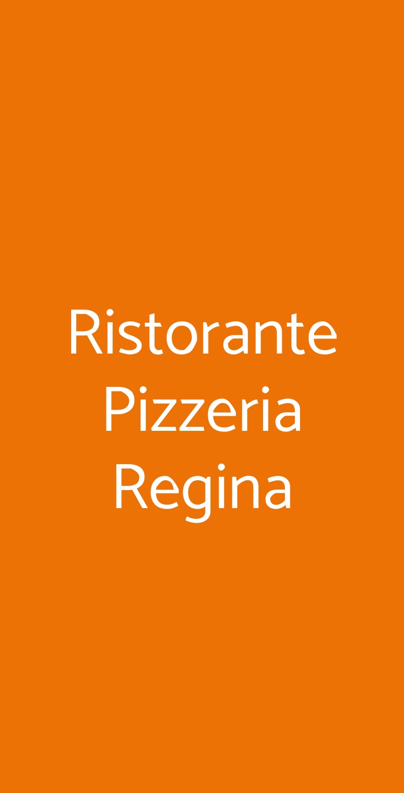 Ristorante Pizzeria Regina Rosolina menù 1 pagina