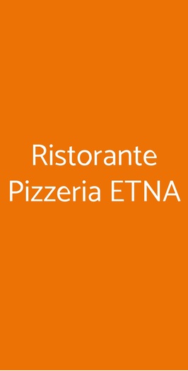 Ristorante Pizzeria Etna, Rovigo
