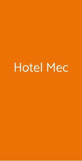 Hotel Mec, Pompei