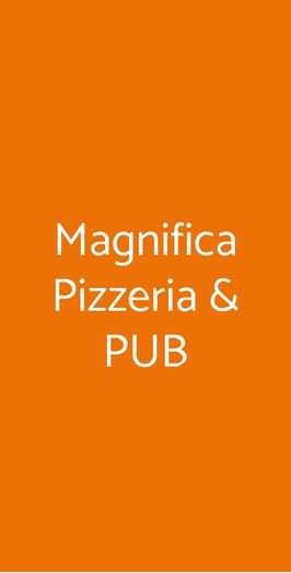 Magnifica Pizzeria & Pub, Napoli