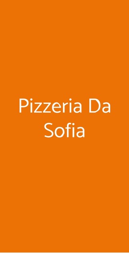 Pizzeria Da Sofia, Napoli