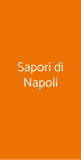Sapori Di Napoli, Casoria