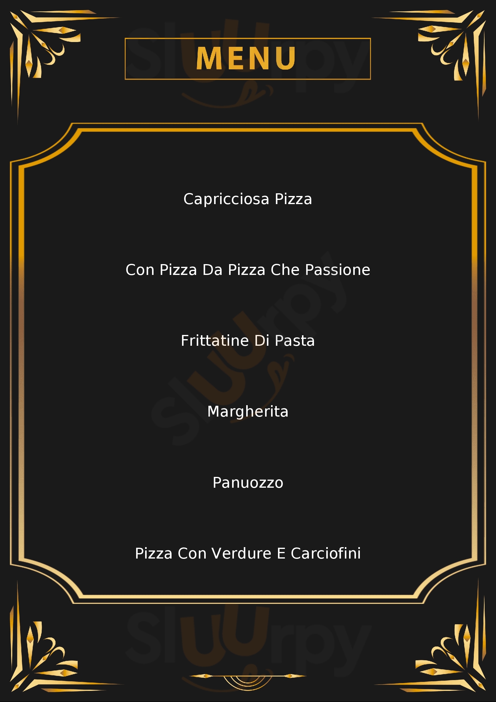 Pizzeria Sant' Anna Boscotrecase menù 1 pagina